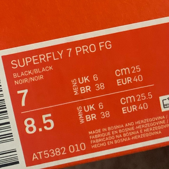 SOLD‼️Nike Mercurial Superfly 7 Pro FG Cleats - Picture 9 of 9